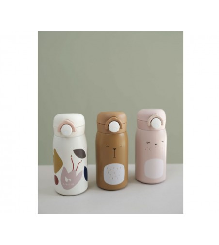 BOTELLA TÉRMICA DE ACERO BEAR OCHRE FABELAB