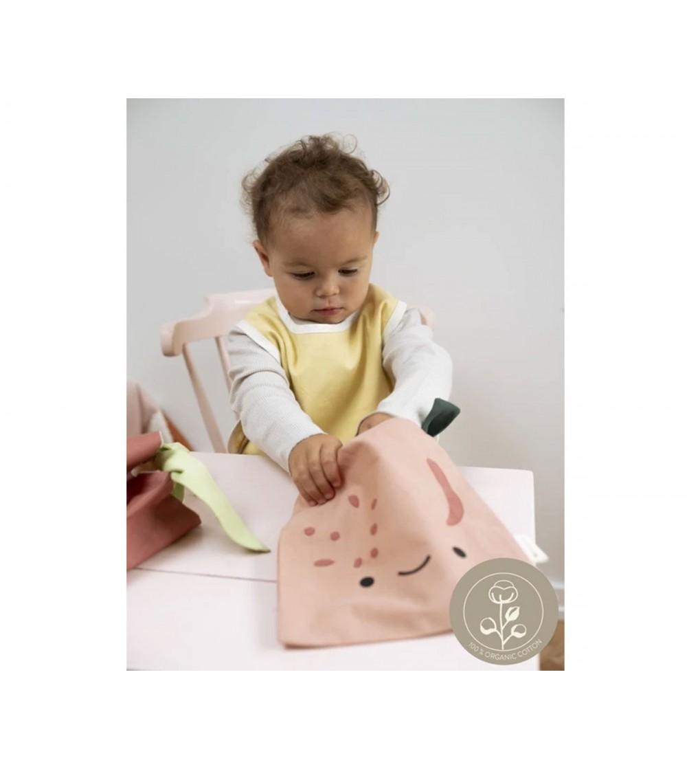 BOLSA DE MERIENDA MELOCOTÓN OLD ROSE FABELAB