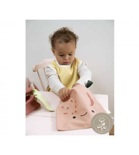 BOLSA DE MERIENDA MELOCOTÓN OLD ROSE FABELAB