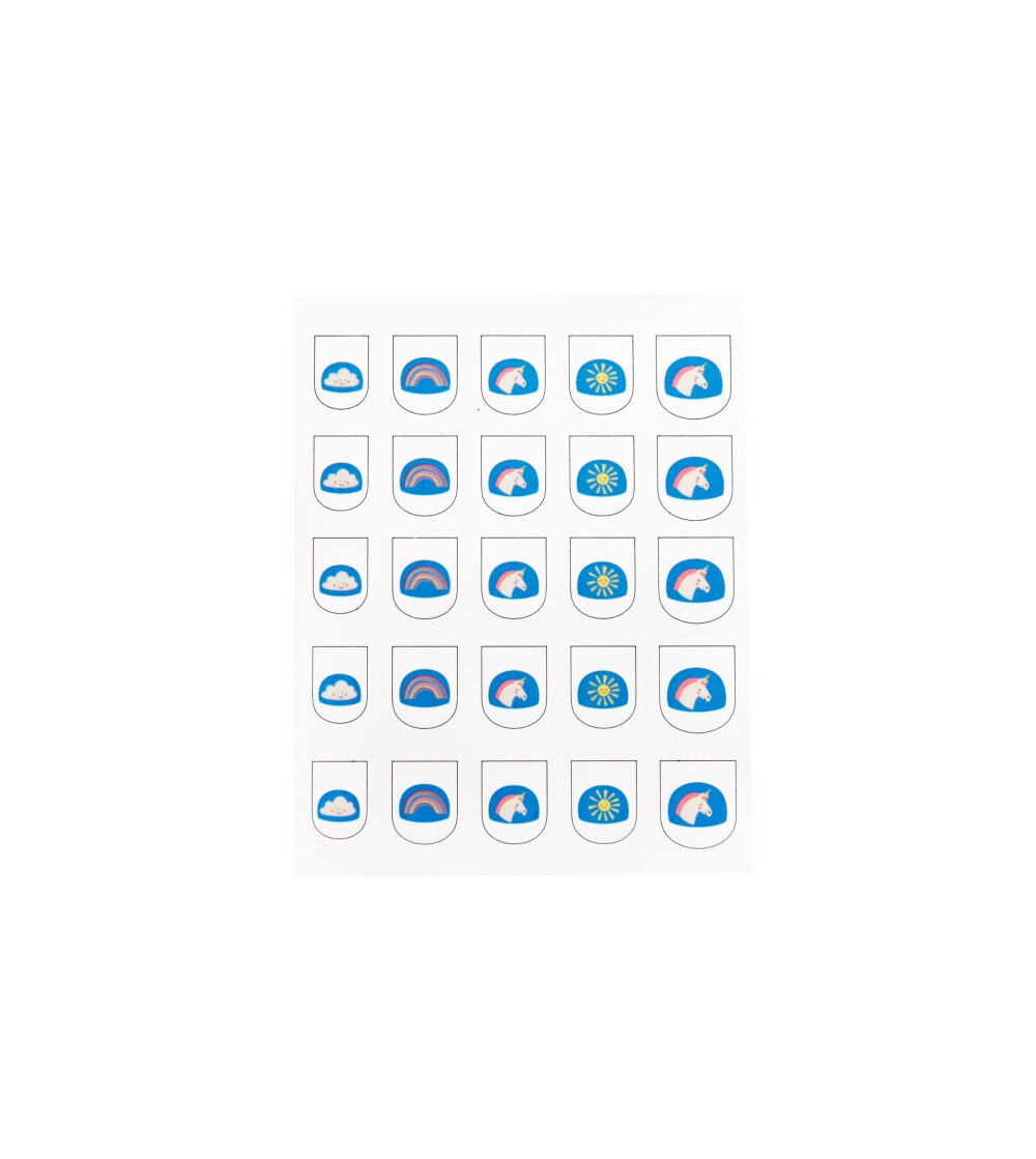 PEGATINAS UÑAS MAGICAL UNICORN