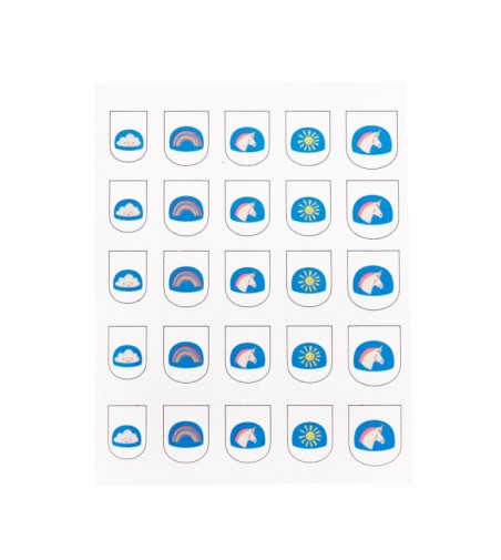 PEGATINAS UÑAS MAGICAL UNICORN