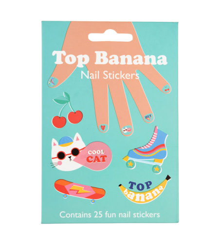 PEGATINAS UÑAS BANANA REX LONDON