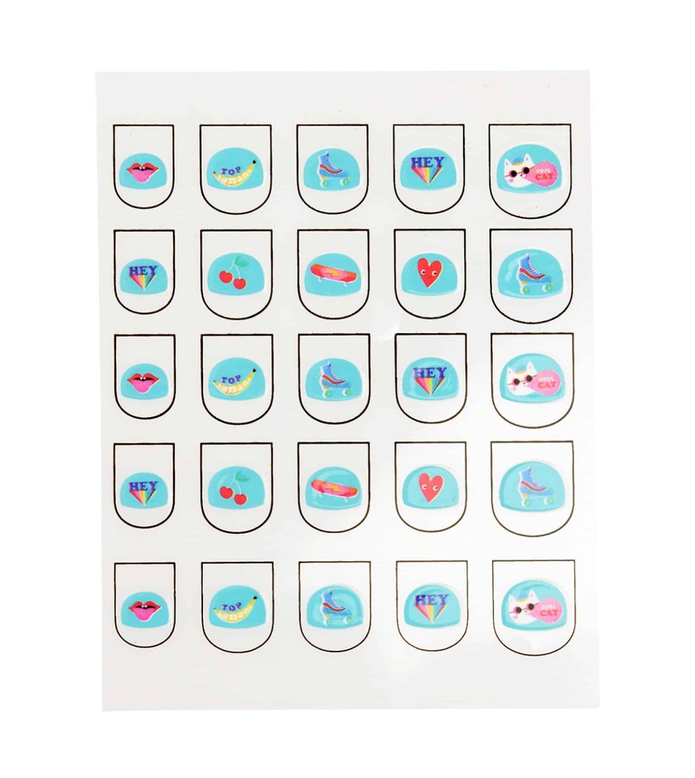 PEGATINAS UÑAS BANANA REX LONDON