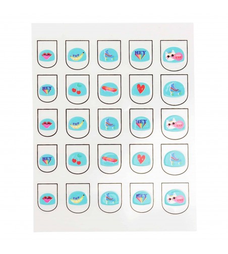 PEGATINAS UÑAS BANANA REX LONDON