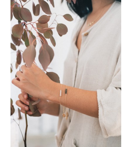 PULSERAS DE CUENTAS DE MINERALES AGUAMARINA