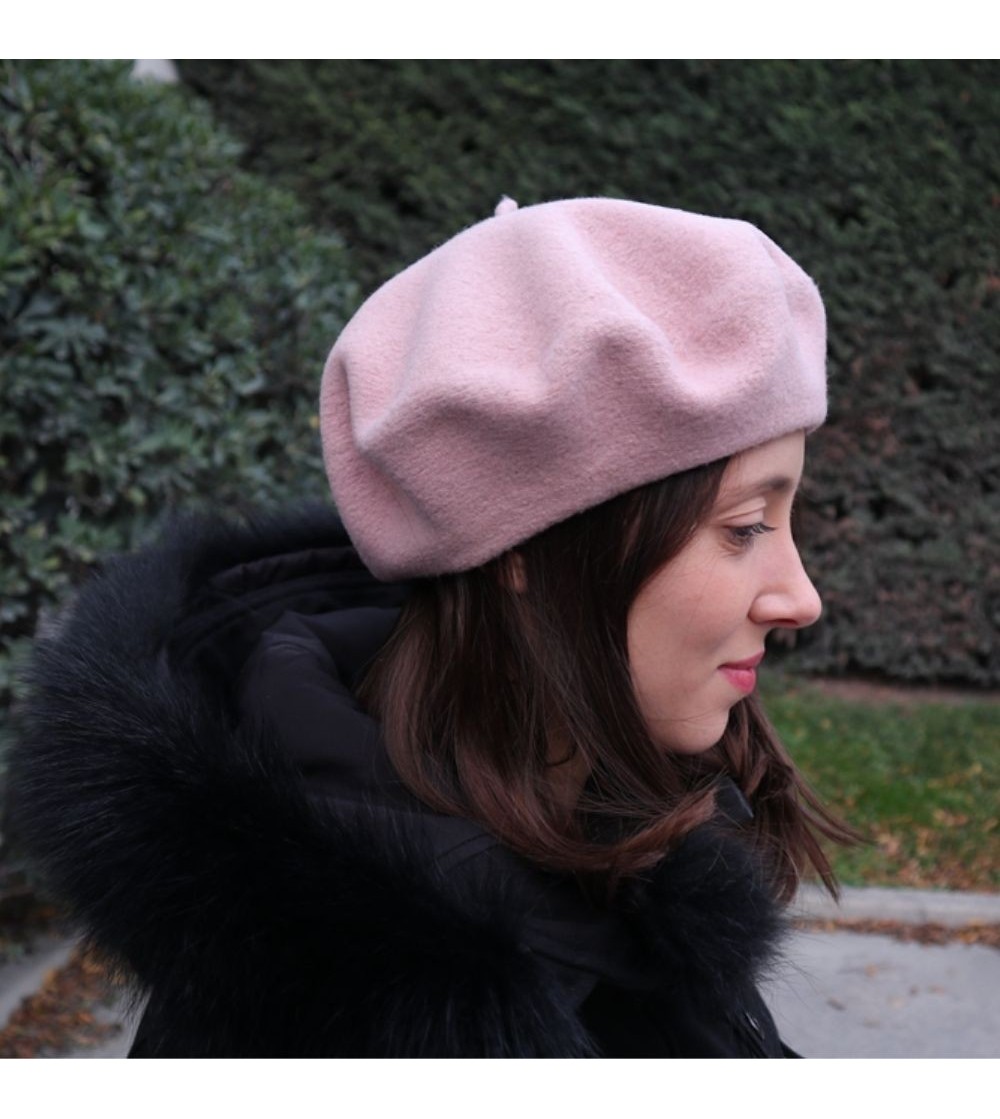 Boina Clásica Rosa Palo