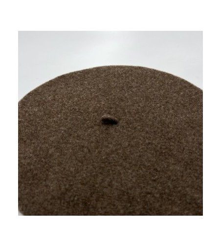 Boina Clásica Marron Jaspeada