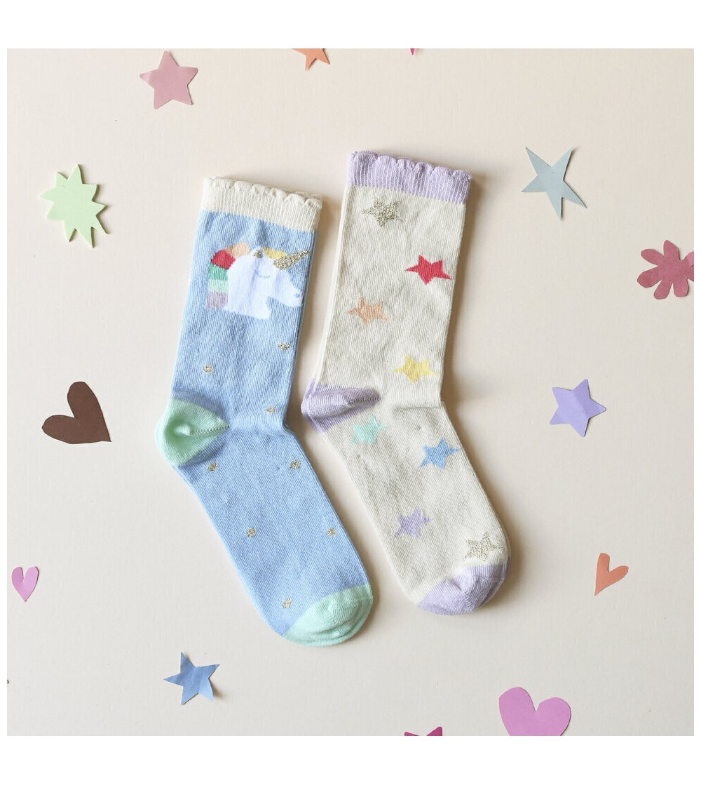 Pack de calcetines Rainbow Unicorn rockahula kids