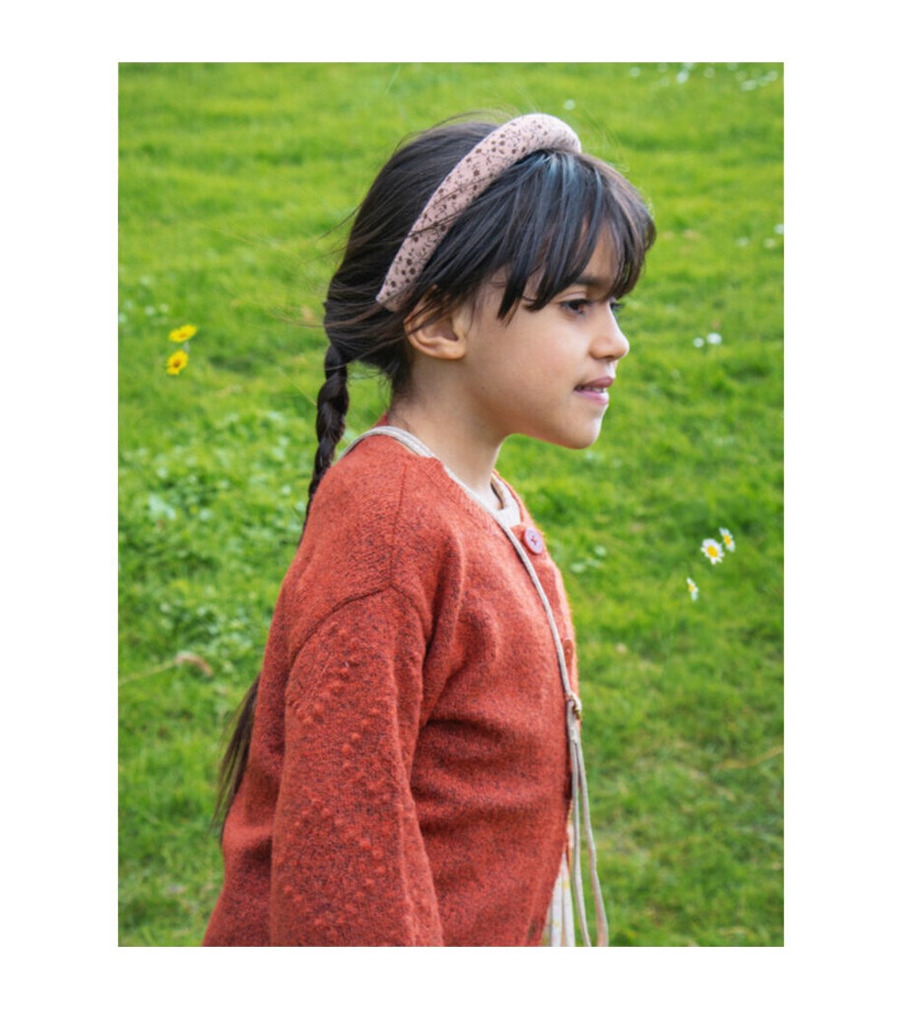 Diadema acolchada con estampado floral Prairie