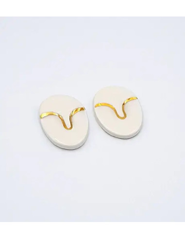 atenea pendientes de ceramica de ladyceramic