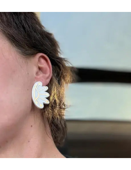 Hypatia pendientes de ceramica de lady ceramic