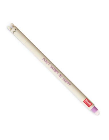 Bolígrafo de Gel Borrable Bunny «Don't Worry Be Hoppy» - Erasable Pen