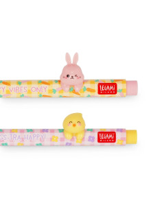 Set de 2 Bolígrafos de Gel con Animal Decorativo - Lovely Friends - Hoppy Easter

legami