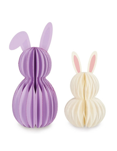 Set de 2 Conejitos Plegables de Papel - Hoppy Easter legami