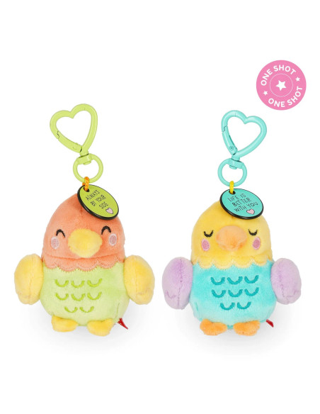 2 Llaveros con Peluche  Super Soft Tiny legami