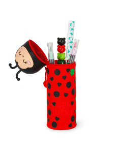 Estuche 2 en 1 de Silicona Ladybug Get Lucky legami 2