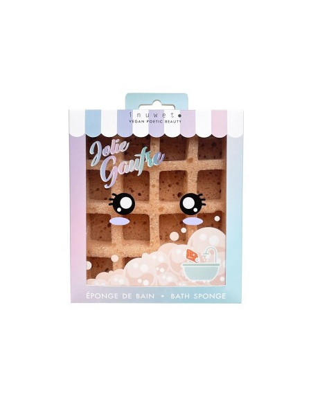 Esponja de ducha waffle