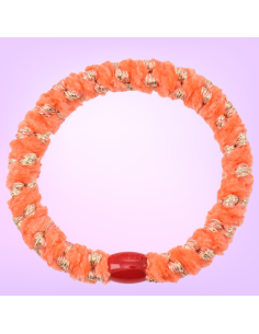 kknekki velvet stripe peach regular