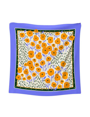 Pañuelo mediano amapolas