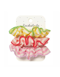 Set de 3 scrunchies Candy Stripe