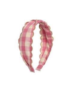Diadema Scalloped Gingham