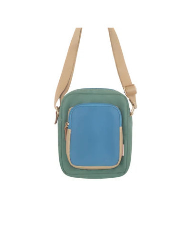 Bolso con bloque de color