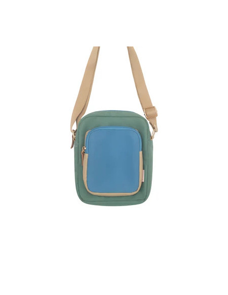 Bolso con bloque de color
