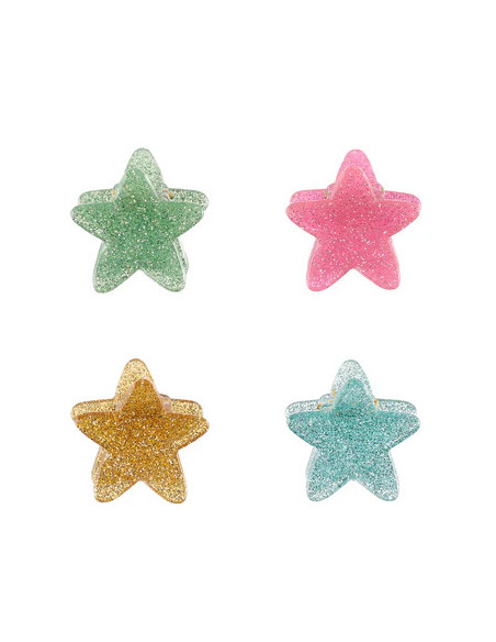 Pack de 4 pinzas Little Stars