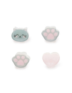 Pack de 4 Mini Pinzas Para Pelo Kitty