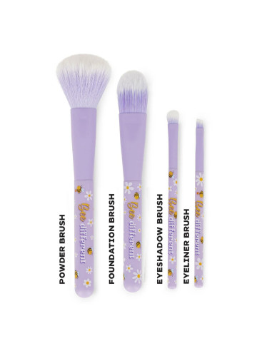 Set de 4 Pinceles de Maquillaje Bee