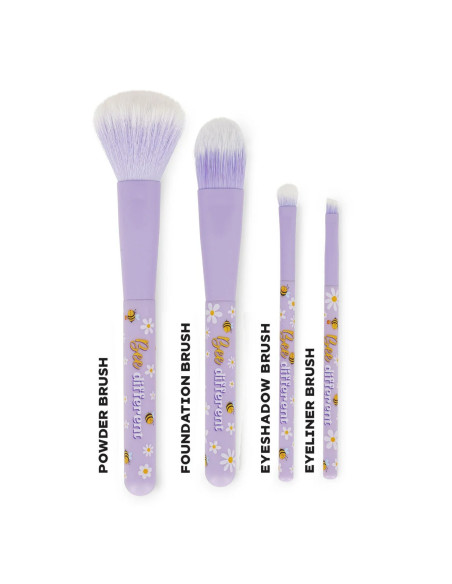 Set de 4 Pinceles de Maquillaje Bee
