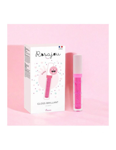 Brillo de labios rubis rosajou
