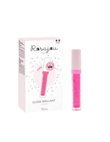 Brillo de labios rubis rosajou