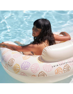 Colchoneta inflable  Multicolor Shells swim essential