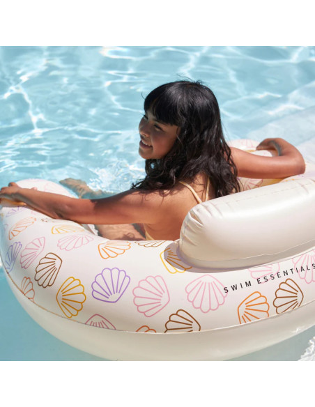 Colchoneta inflable  Multicolor Shells swim essential