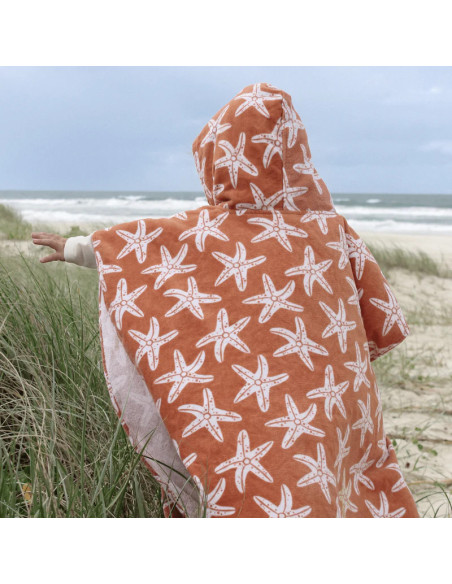 Poncho Naranja Seastar Swim Essentials
