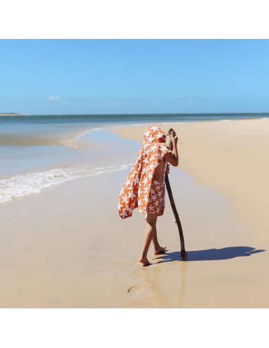 Poncho Naranja Seastar Swim Essentials