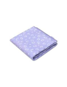 toalla de playa microfibra - lila - leopard - 135 x 65 cm 2