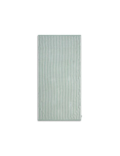 toalla de playa algodón - verde - resort stripe - 135 x 65 cm