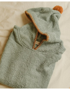 Poncho jody Kaki clair