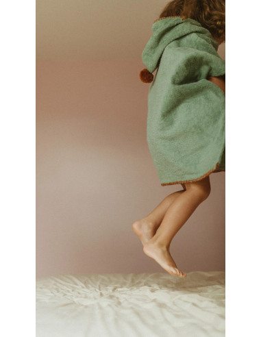 Poncho jody Kaki clair