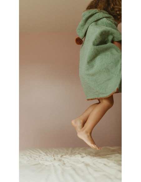 Poncho jody Kaki clair