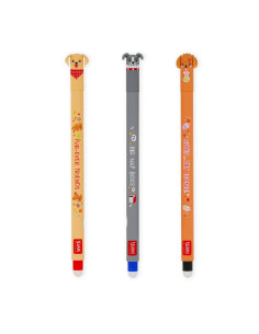 Set de 3 Bolígrafos de Gel Borrables - Erasable Pen - Fur-ever Friends