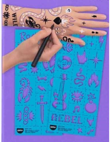 Tattoos temporales rock club