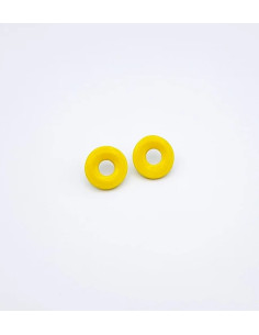 Little aro amarillo  lady ceramic