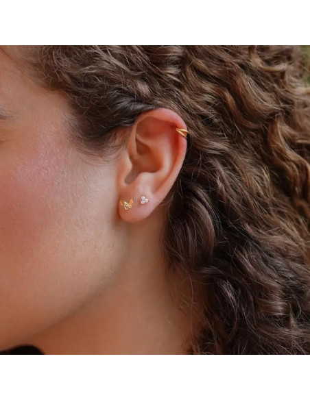 Piercing mariposa de acero inoxidable
