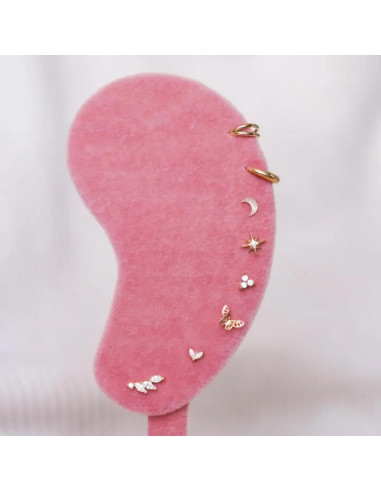 Piercing mariposa de acero inoxidable