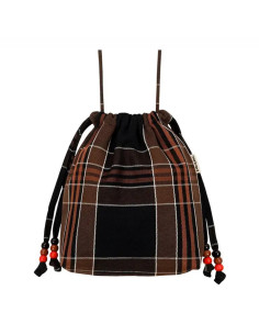 Bolso paloma tartán negro rose in april