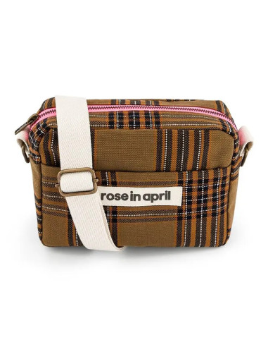Bolso bandolera maud tartan rose in april