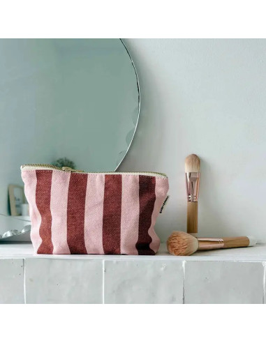 Bolso Sofia raya ladrillo malvavisco